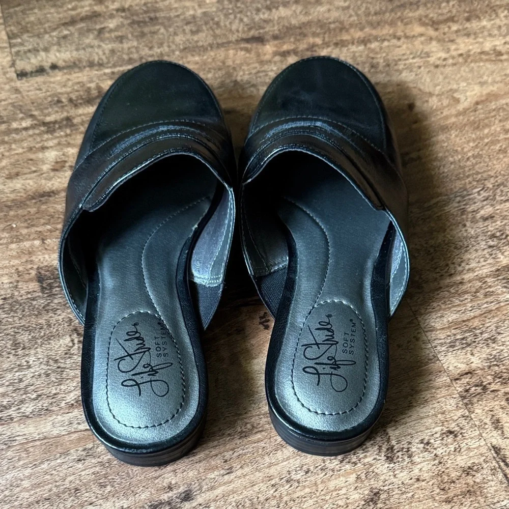Black Leather Women’s Loafers